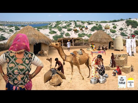 Thar Desert Woman Village Life Pakistan near Rann of Kutch | Traditional Life | Stunning Pakistan