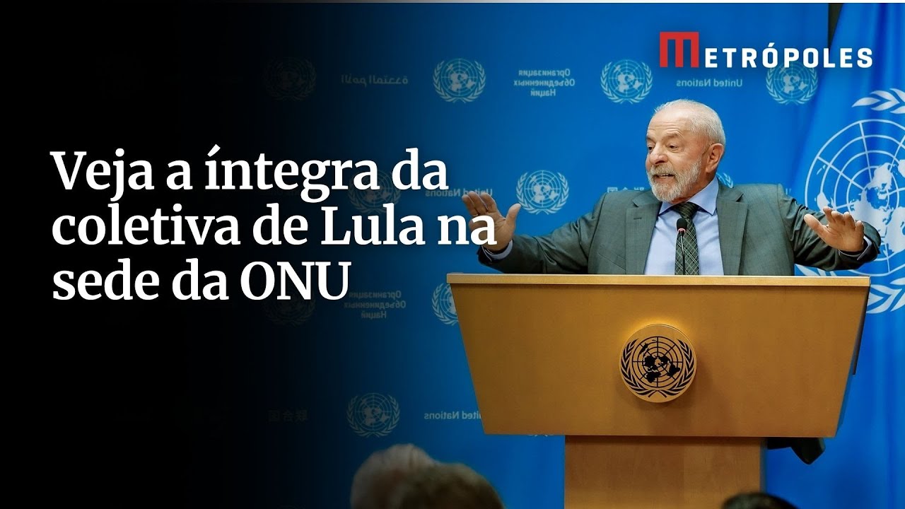 Veja a íntegra da coletiva de Lula na sede da ONU
