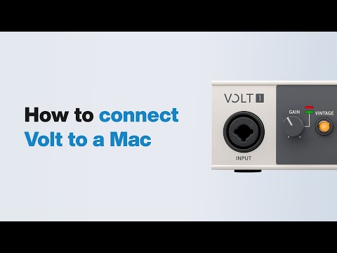 UA Support: How to Connect Volt USB Audio Interface to a Mac