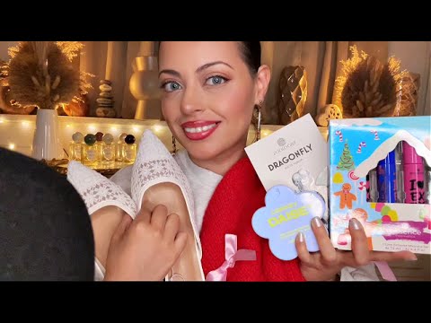 ASMR| What I Got For Christmas (Tapping, Scratching, Tracing, Over Explaining)