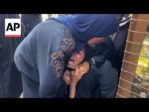 YouTube video thumbnail: Relatives Mourn the Death of 75-Year-Old Man Killed by Aid Drop in Gaza