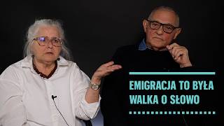 Elżbieta i Włodek Kofman: to po prostu jakieś mierzenie się z losem, to była walka o słowo