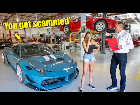 EmeliaHartford's Dream Car: Exploring the Ferrari F40 at the Service Center