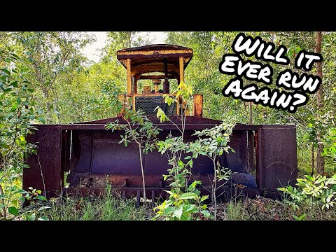 Will it START? OLD Bulldozer Sitting in the BUSH for YEARS!