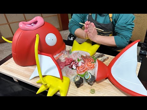 【粘土】コイキングのお刺身作ってみたMaking Magikarp「Life-size」【ポケモン】/ Pokémon Clay Art