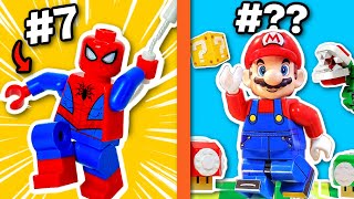 I built the 13 MOST POPULAR Movies in LEGO!