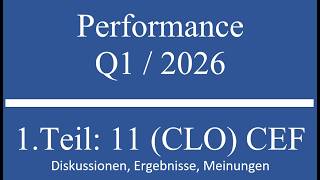 Performance Vgl: Dividenden-Falle oder Chance? 📉 Das bittere Ranking der Closed-End Funds!