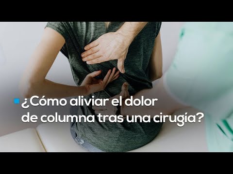 #Esqueletos  ¿Cómo aliviar el dolor de columna tras una cirugía?