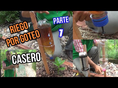 SISTEMA de RIEGO por GOTEO casero, fácil, económico, PASO A PASO PARTE 1