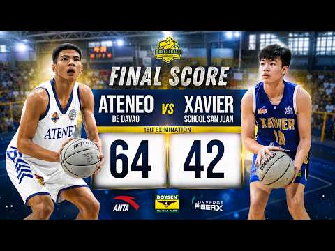 Ateneo De Davao vs Xavier School San Juan | U18 Elimination