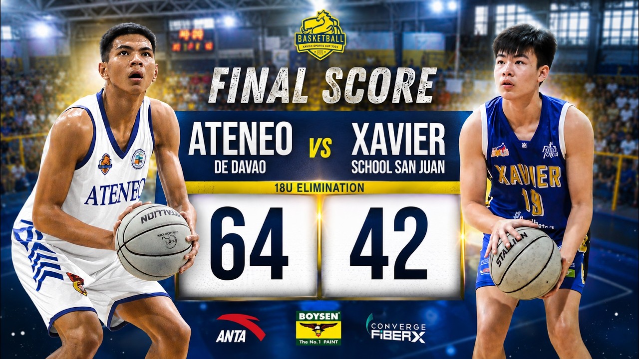 Ateneo De Davao vs Xavier School San Juan | U18 Elimination