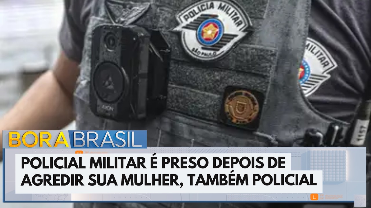 PM é preso em flagrante por agredir mulher que também era policial | Bora Brasil