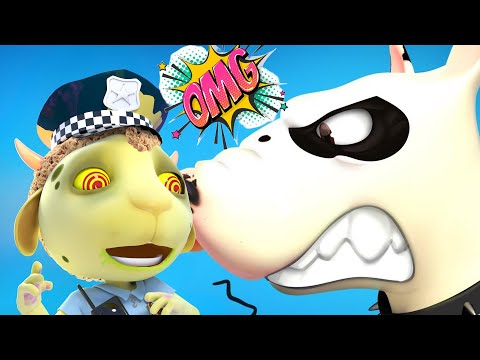 Brave Police Officer And His Loyal Dog! 👮‍♂️🐕 Dolly and Friends Cartoon