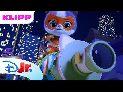 Ett stulet teleskop | SuperKattungar | Disney Junior Sverige