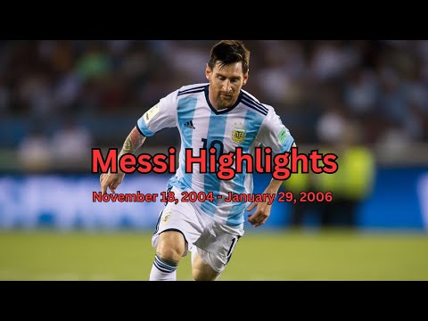 Messi’s Unbelievable Early Goals (2004-2006)