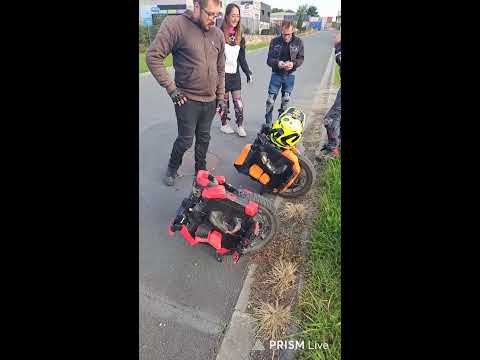 LIVE , on rentre de Libourne direction Cenon !!! avec une chute