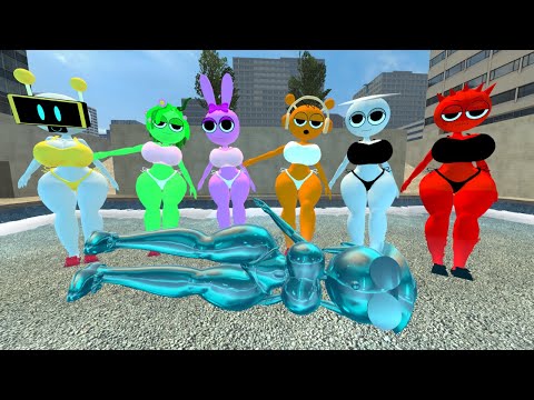 DESTROY ALL DIAMOND MISTERY NEW BOXES Luminal Hotel SPRUNKI FAMILY SONG in Garrys MOD