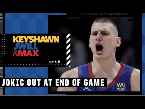 Why did the Nuggets take Nikola Jokic out at the end of Game 4 vs. the Warriors? | KJM video clip