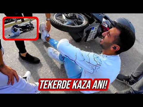 SENİ YAKALARSAM ÖPÜCEM | TEKER ÇALIŞIRKEN KAZA! - (MOTOKEYF GÜNLÜK OLAYLAR)