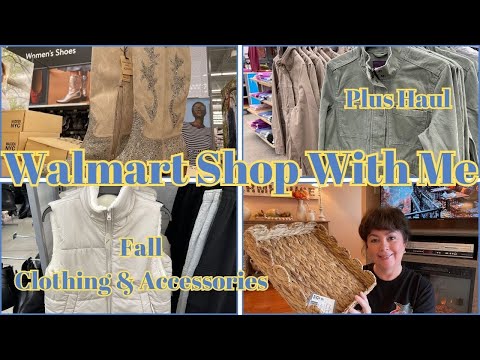 SHOP WITH ME AT WALMART FOR EVERYTHING FALL 🍁 CLOTHING & SHOES 🍁 PART 2