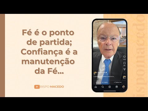 Fé é o ponto de partida; Confiança é a manutenção da Fé... - Meditação Matinal 17/07/025