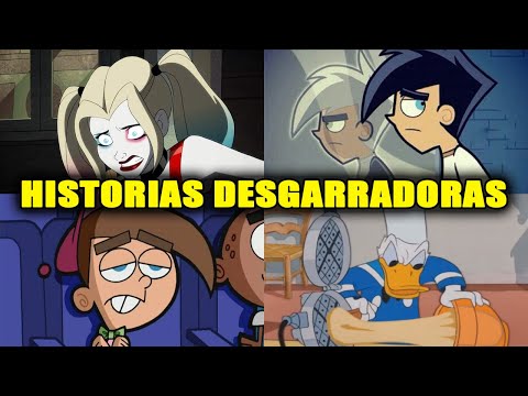 TOP: 10 PROTAGONISTAS de DIBUJOS ANIMADOS con las historias MÁS TRISTES