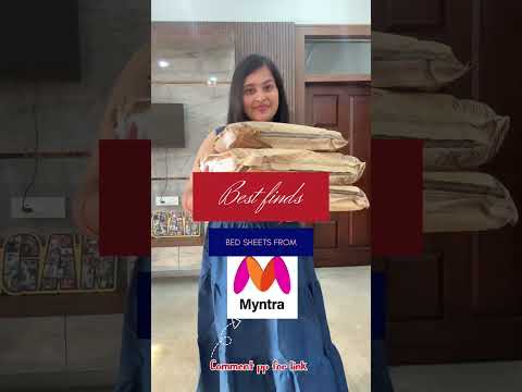बहुत ही कम दाम में इतनी प्यारी बेडशीक और कहीं नहीं मिलेंगी || Best finds bedsheet from Myntra