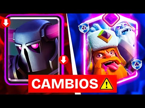 ADIÓS A LA PEKKA?😭ARREGLAN EL LEÑADOR EVO Y MÁS!!🤩 CLASH ROYALE