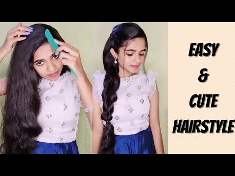 Beautiful hair braid//Quick & easy hairstyle for women #trendingnow #hairstyle #hairstyletutorial