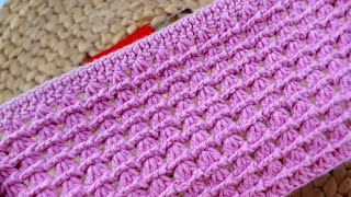 SO Beautiful 😍🤩 UNIQUE crochet pattern ! easy crochet blanket for beginners