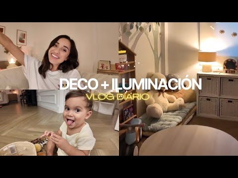 DECORACIÓN e ILUMINACIÓN del SALÓN 💡+ HAUL de BRUNO 😂 | VLOG