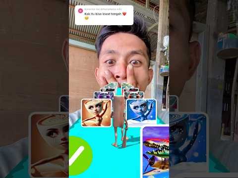 Beneran Bisa Lewat Tengah😂😂#funny #filtertiktok #short #comedy #anomali