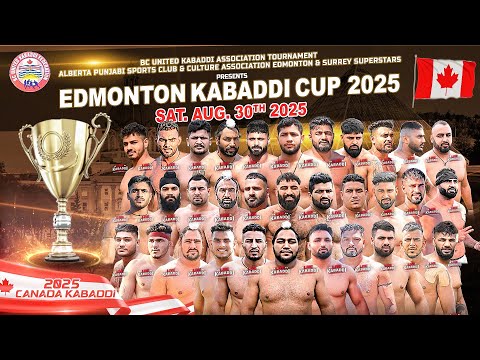 LIVE - Edmonton Kabaddi Cup 2025 - 2025 Canada Kabaddi