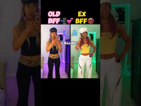 POV u and ur bff are fighting but always make up to share the latest gossip🤭📲 #skit #pov #shorts