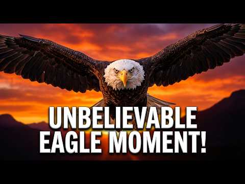 Majestic Birds Soar at Sunset — Watch on Eagles Live Cam