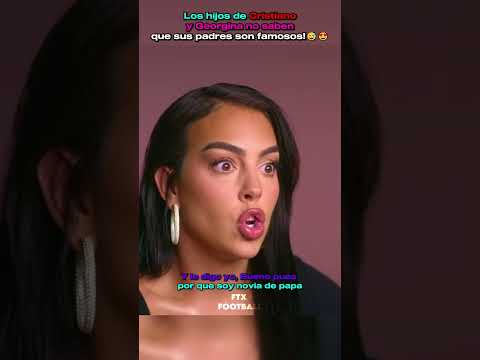 Los hijos de Cristiano y Georgina no saben que son famosos!😅#georginarodriguez #cristianoronaldo