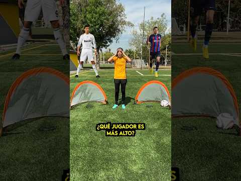 ¿QUÉ JUGADOR es MÁS ALTO? ? #futbol