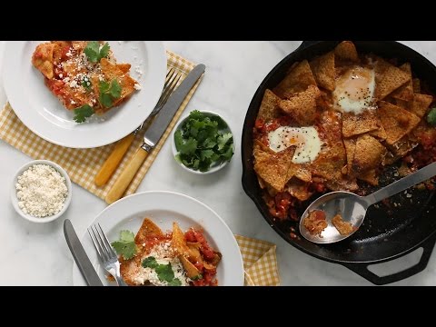 Tomato and Green Chiles Chilaquiles- Everyday Food with Sarah Carey