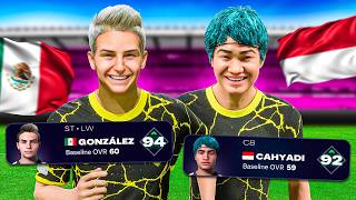 I Rebuild Using YOUTH ACADEMY Only On FC 27!