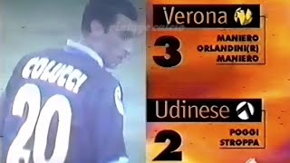 VERONA-UDINESE 3:2 | SERIE A 1996/97 | PRESSING | doppietta di Filippo Maniero 
