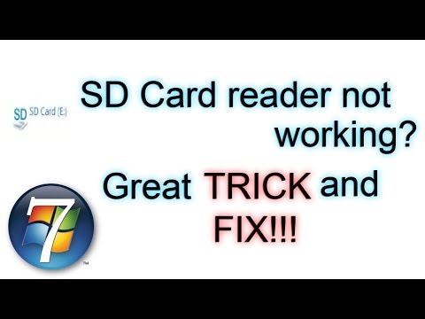 dell latitude sd card reader not working