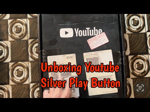 Youtube Silver play Button ▶️ Thank you 🙏