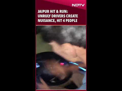 Jaipur Hit And Run Case: Unruly Drivers Create Nuisance, Crush For People