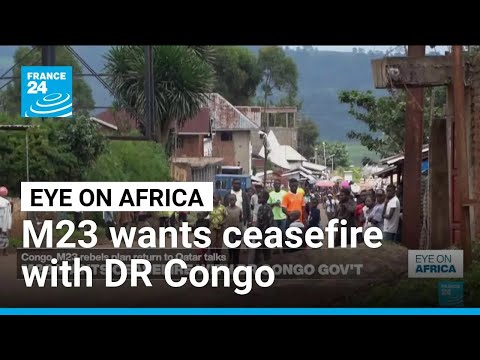 YouTube video thumbnail: M23 Says it Wants Ceasefire Deal With DR Congo's Government