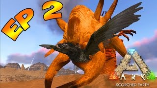 ARK : Scorched Earth - Ep. 2 ~ ALPHA DEATHWORM ATTACK! Pooping Evolved