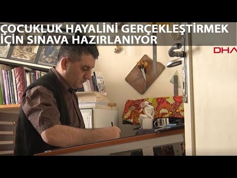 Hayalini Gerçekleştirmek İçin 42 Yaşında Sınava Hazırlanıyor