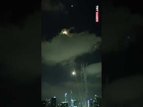 İran, İsrail'e füze saldırısı başlattı, Tel Aviv'de hava savunma sistemi devreye girdi