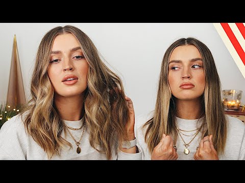 The EASIEST Loose Beachy Waves Hair Tutorial ๐