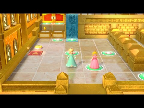 Super Mario Party Partner Party #2496 Tantalizing Tower Toys Peach & Rosalina vs Boo & Diddy Kong