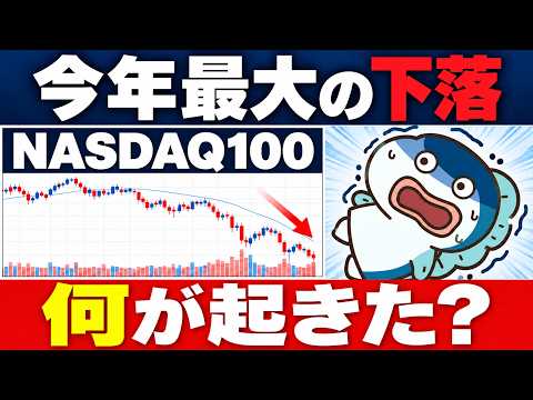 NASDAQ100、今年最大の下落！何が起きた？